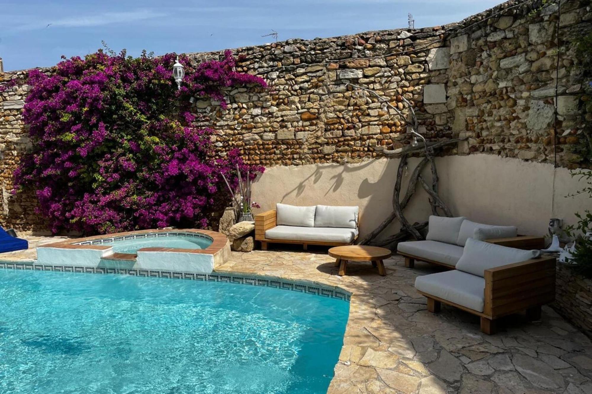 Casa Angel -Bohemian Villa With Swimming Pool And Air Conditioning! Vauvert Exterior foto